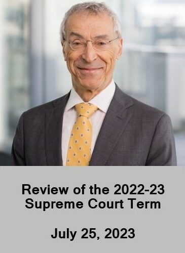 2022-23 Supreme Court Term Webinar Recap