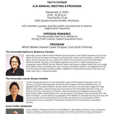 Register Now for 2025 AJS Annual Meeting & Program