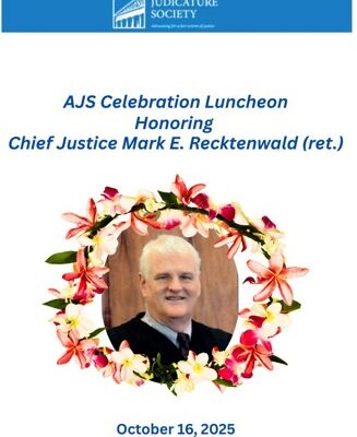 Luncheon Honoring Former Chief Justice Recktenwald